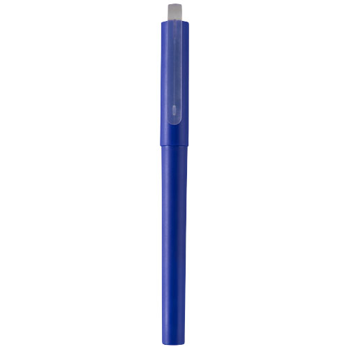 Stylo gel personnalisable PET recyclé Mauna Bleu royal